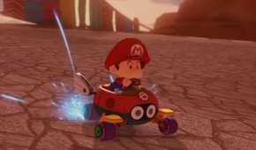 Mario Kart 8 Baby Mario driving Para Biddy Kart
