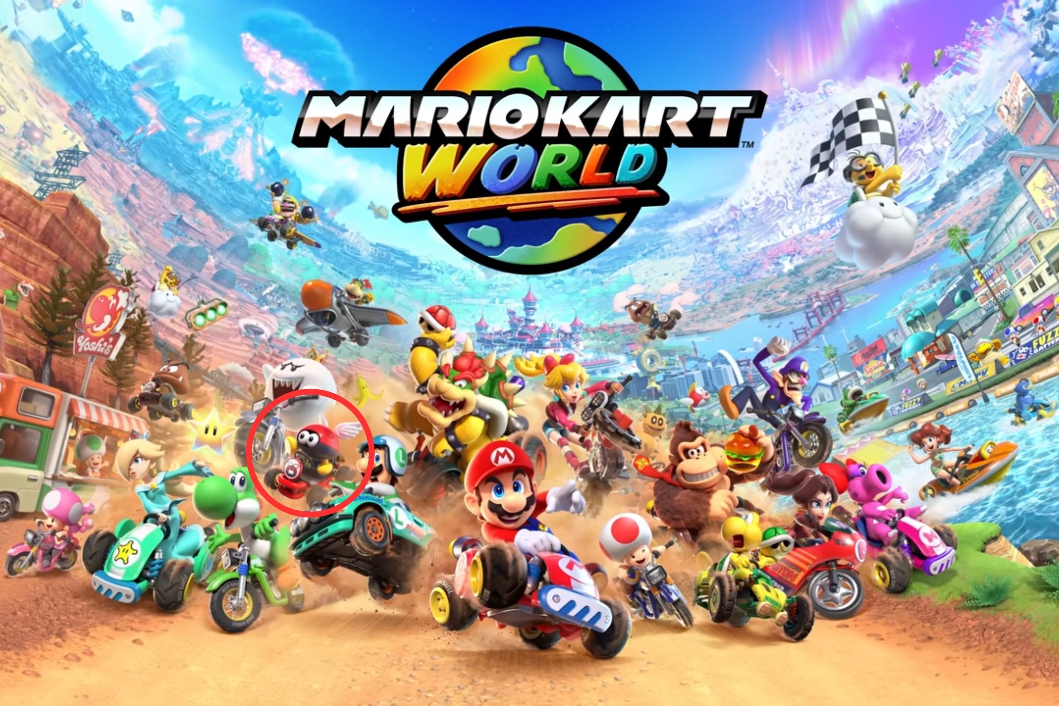 5 most obscure characters revealed for Mario Kart World
