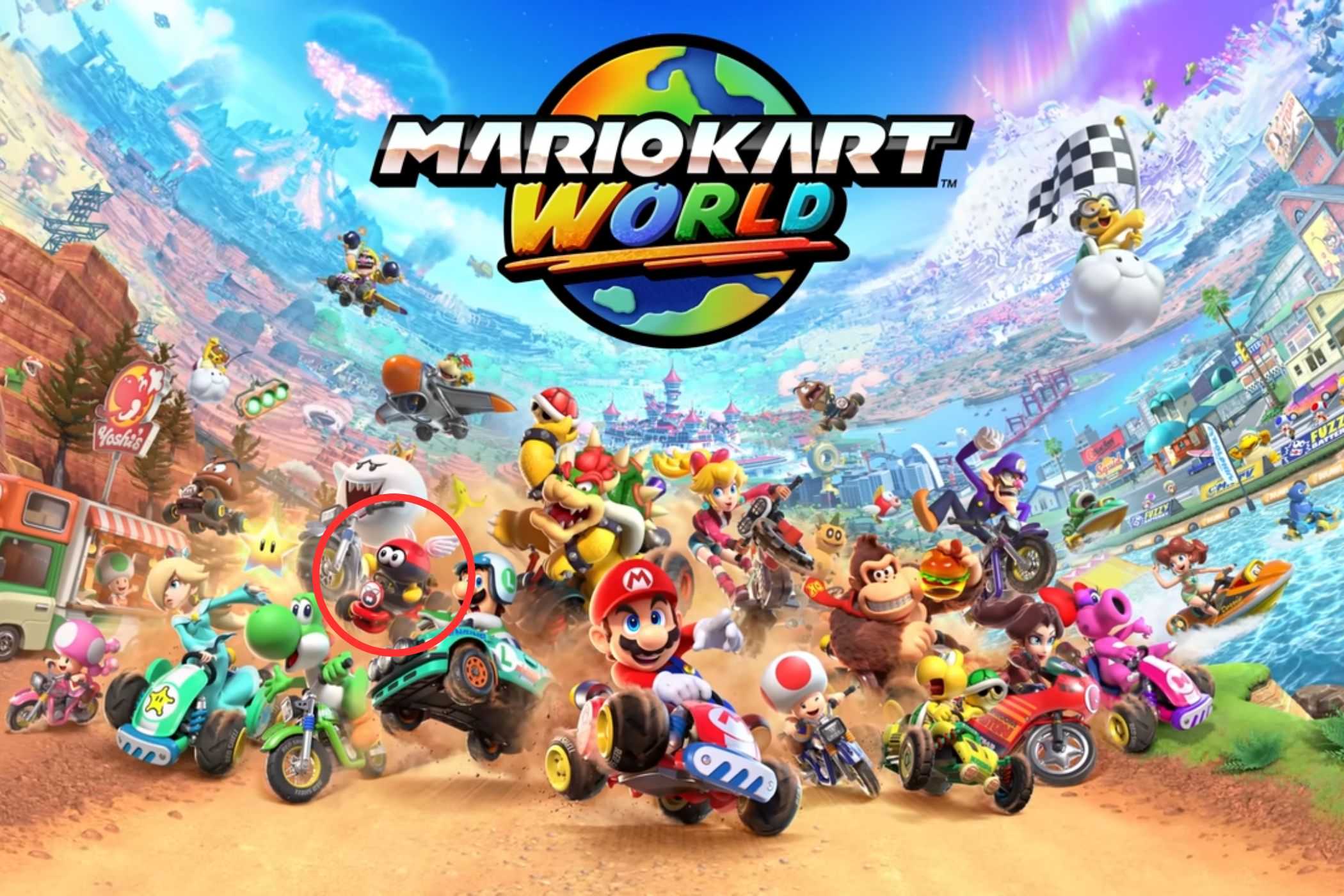 Biddybug Stack 5 most obscure characters revealed for Mario Kart World