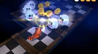 Mario 3D World Peepa attacking