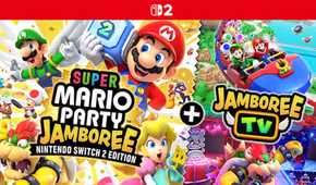 The cover art for Mario Party Jamboree Switch 2 Edition.