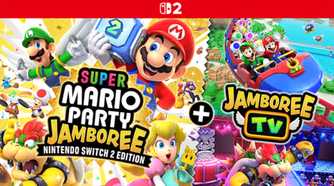 The cover art for Mario Party Jamboree Switch 2 Edition.