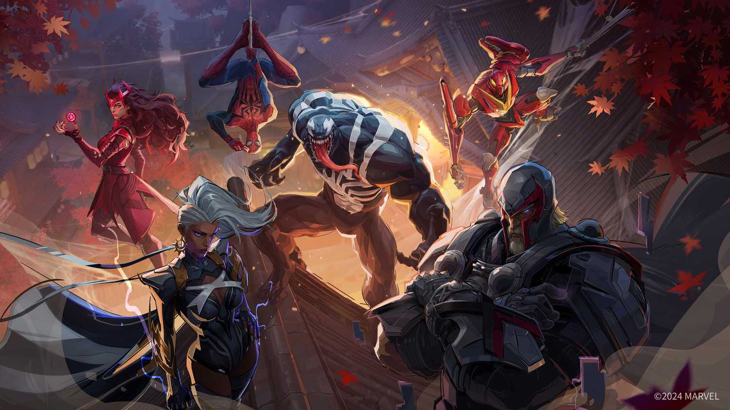 Marvel Rivals the way the game appears on the wallpaper.