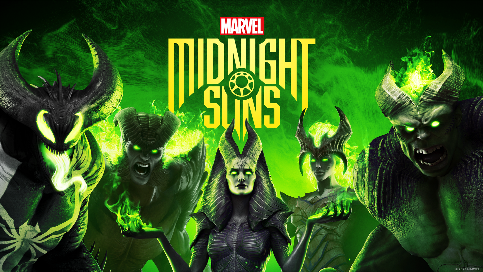 Key art for the Legendary Edition of Marvel's Midnight Suns.