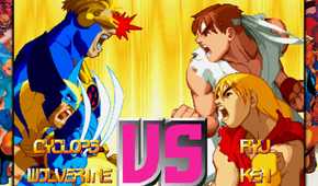 Marvel-Vs-Capcom-Ryu-Ken-Wolverine-Cyclops