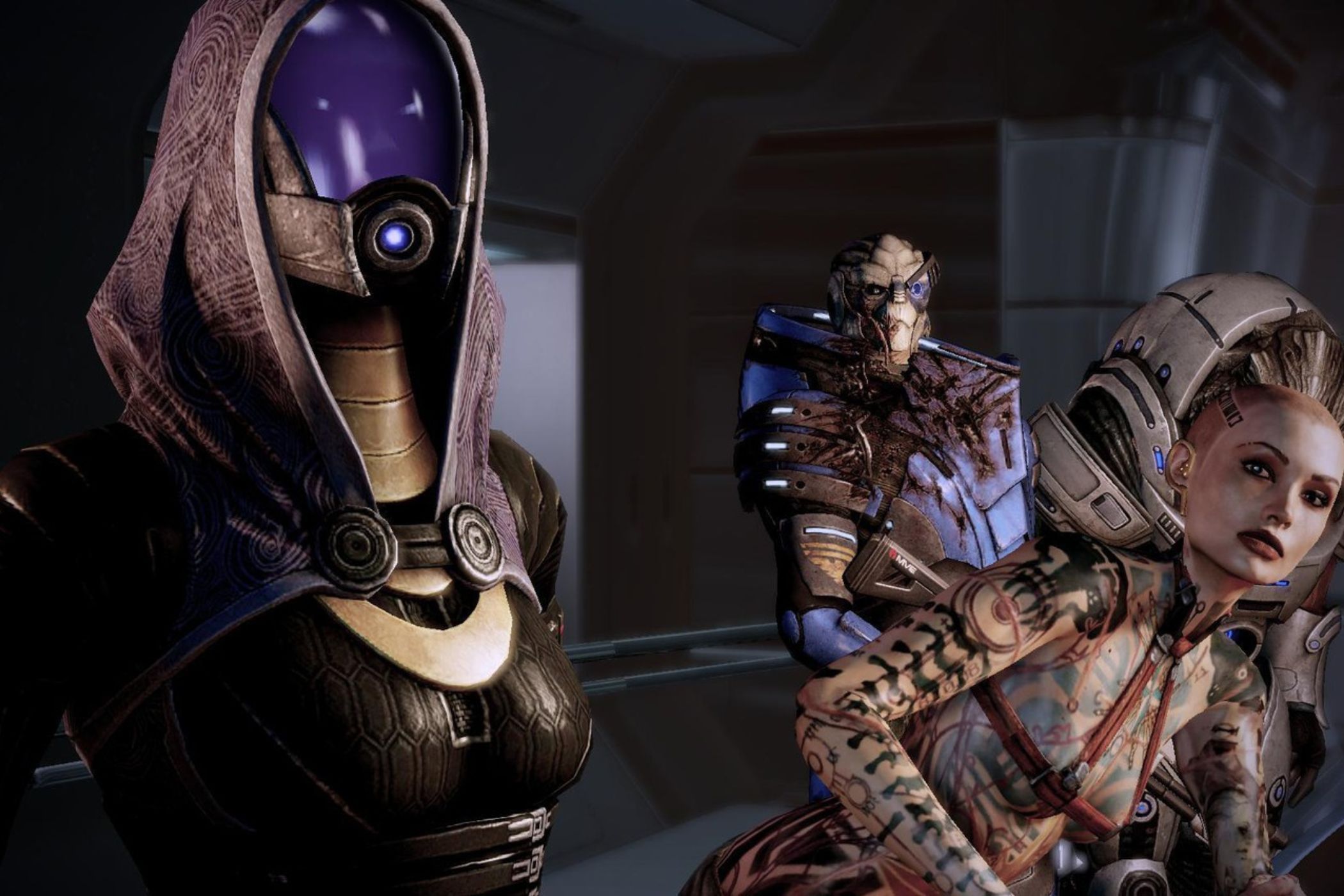 Some of Shephards crew from Mass Effect 2