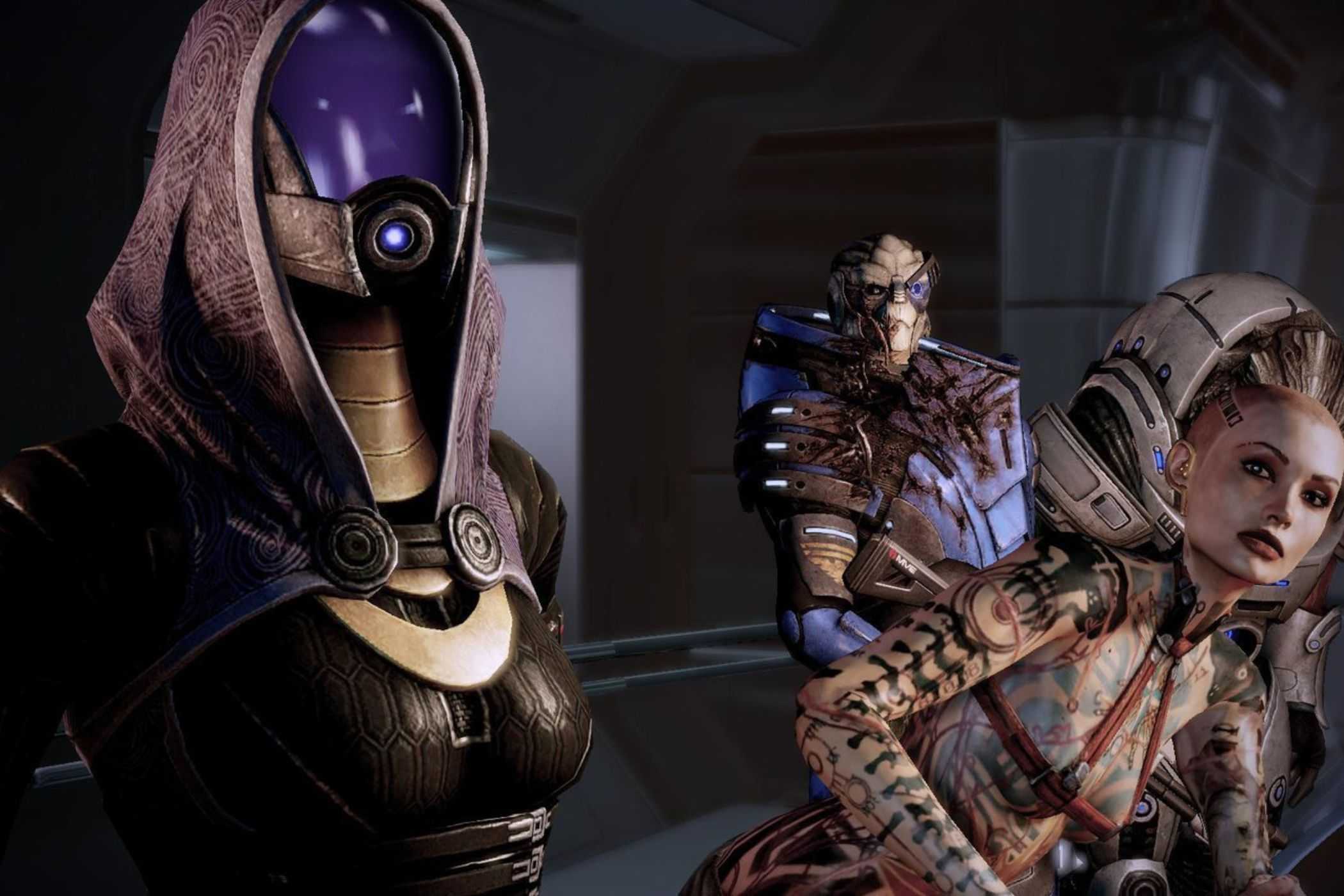 Some of Shephards crew from Mass Effect 2