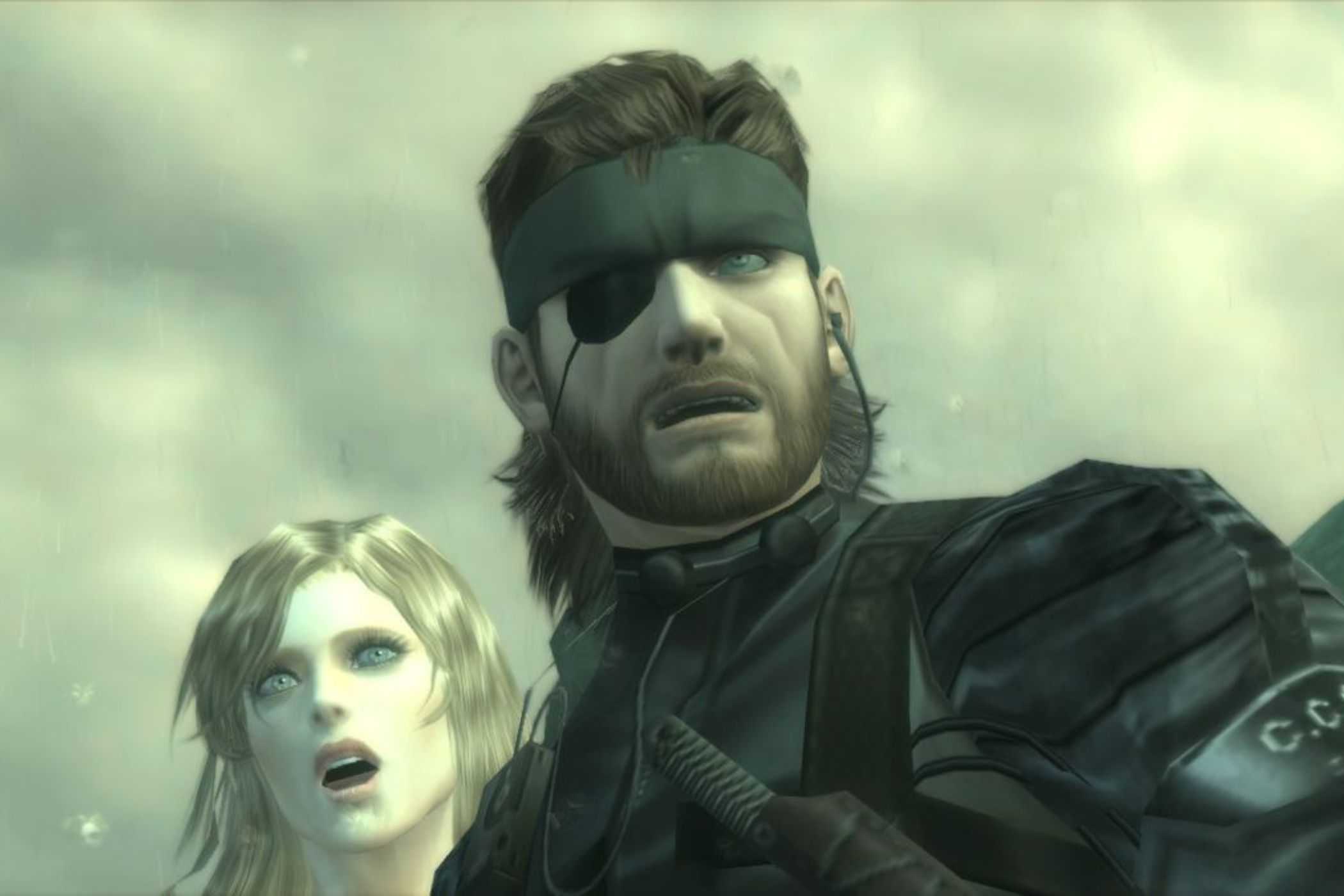 Naked Snake and Eva in Metal Gear Solid 3