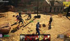 Midnight Suns heroes fighting Hydra forces.