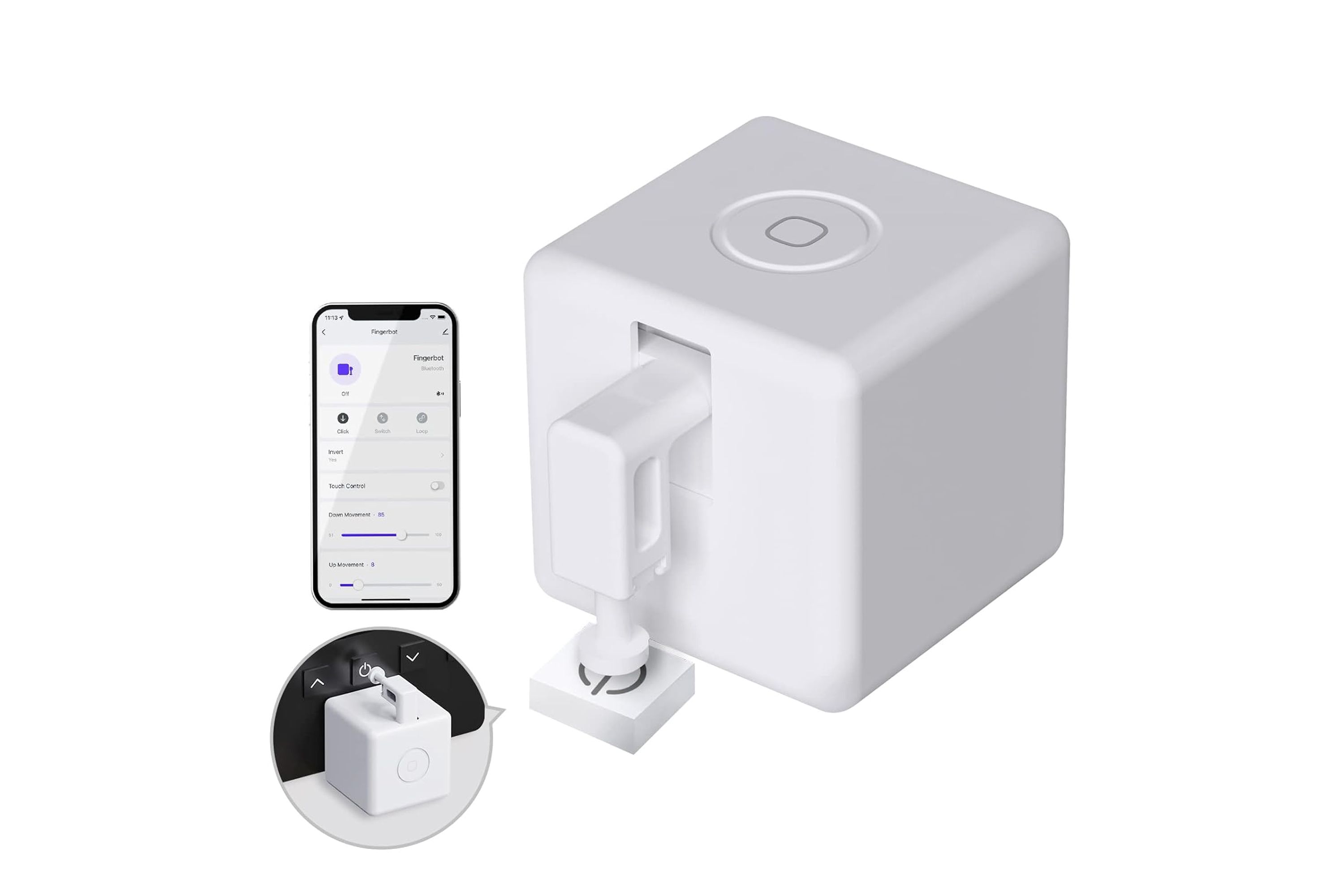 picture of button pushing robot