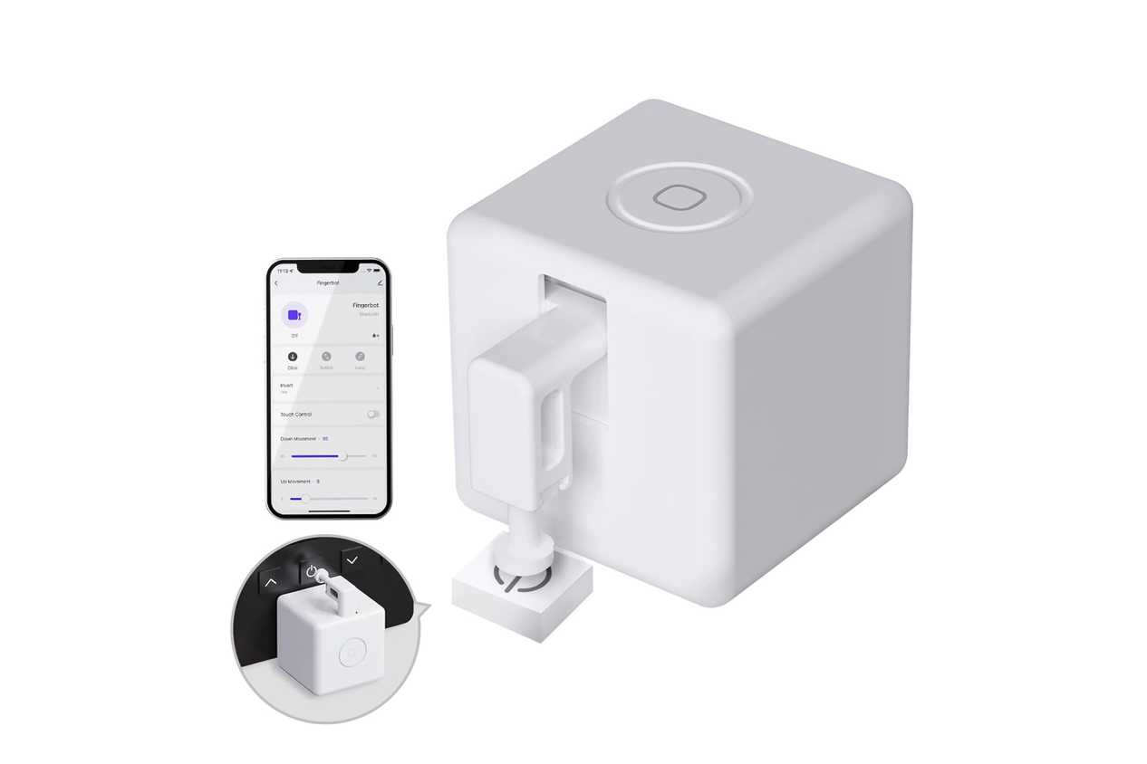 picture of button pushing robot