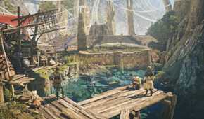A look at the Grand Hub in Monster Hunter Wilds