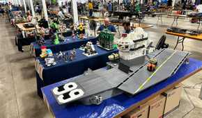 MWRRF show floor large models