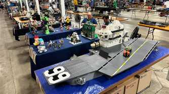 MWRRF show floor large models