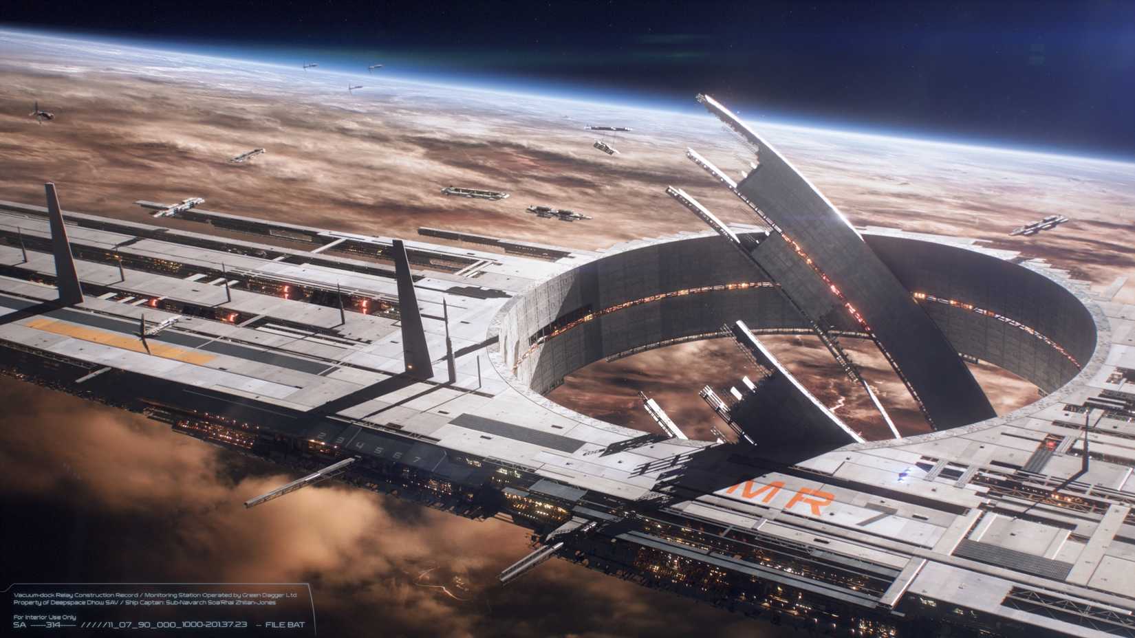 Concept art for the next Mass Effect potentially showing a Mass Relay