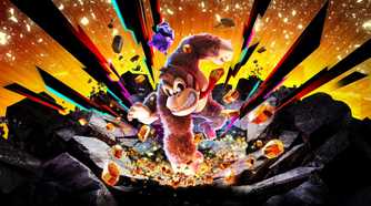 Donkey Kong Bananza Donkey Kong bashing the ground