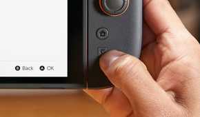 Nintendo Switch 2 system closeup on C button