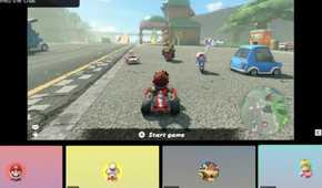 Nintendo Switch 2 game chat playing Mario Kart