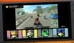 Nintendo Switch 2 closeup of gamechat in handheld mode