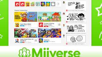 Nintendo Miiverse home page