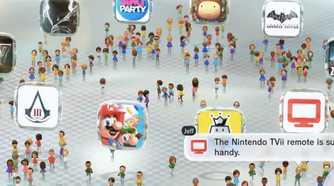 Nintendo MiiVerse Plaza with Miis