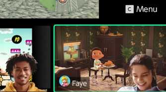Nintendo Switch 2 camera showing players in game