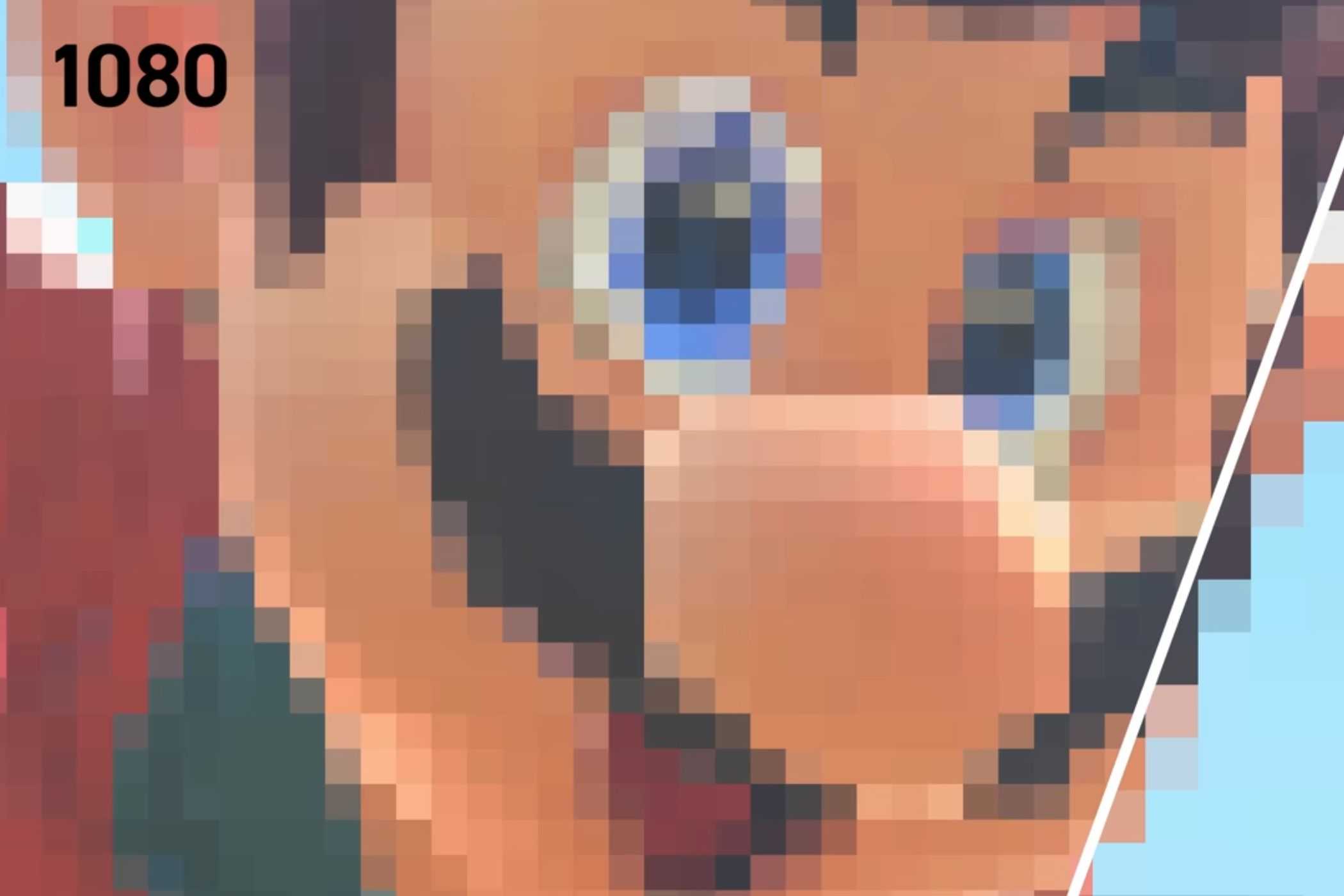Mario shown in 1080P close up