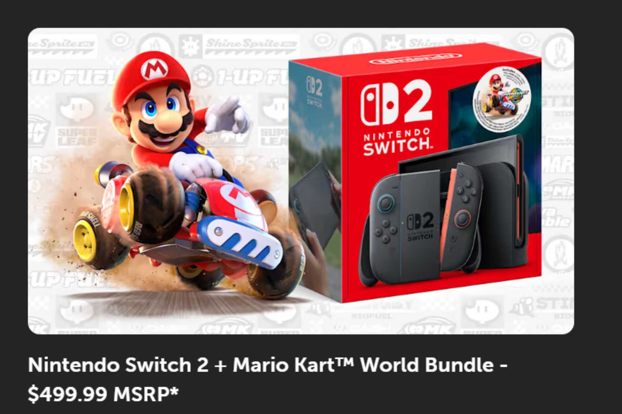 Nintendo Switch 2 bundle price