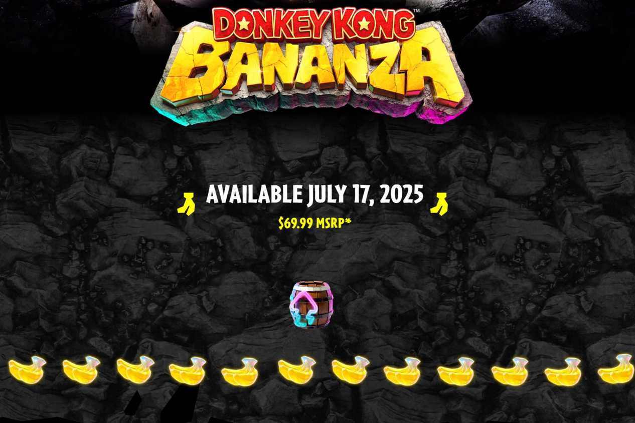 Donkey Kong Bananza price screen