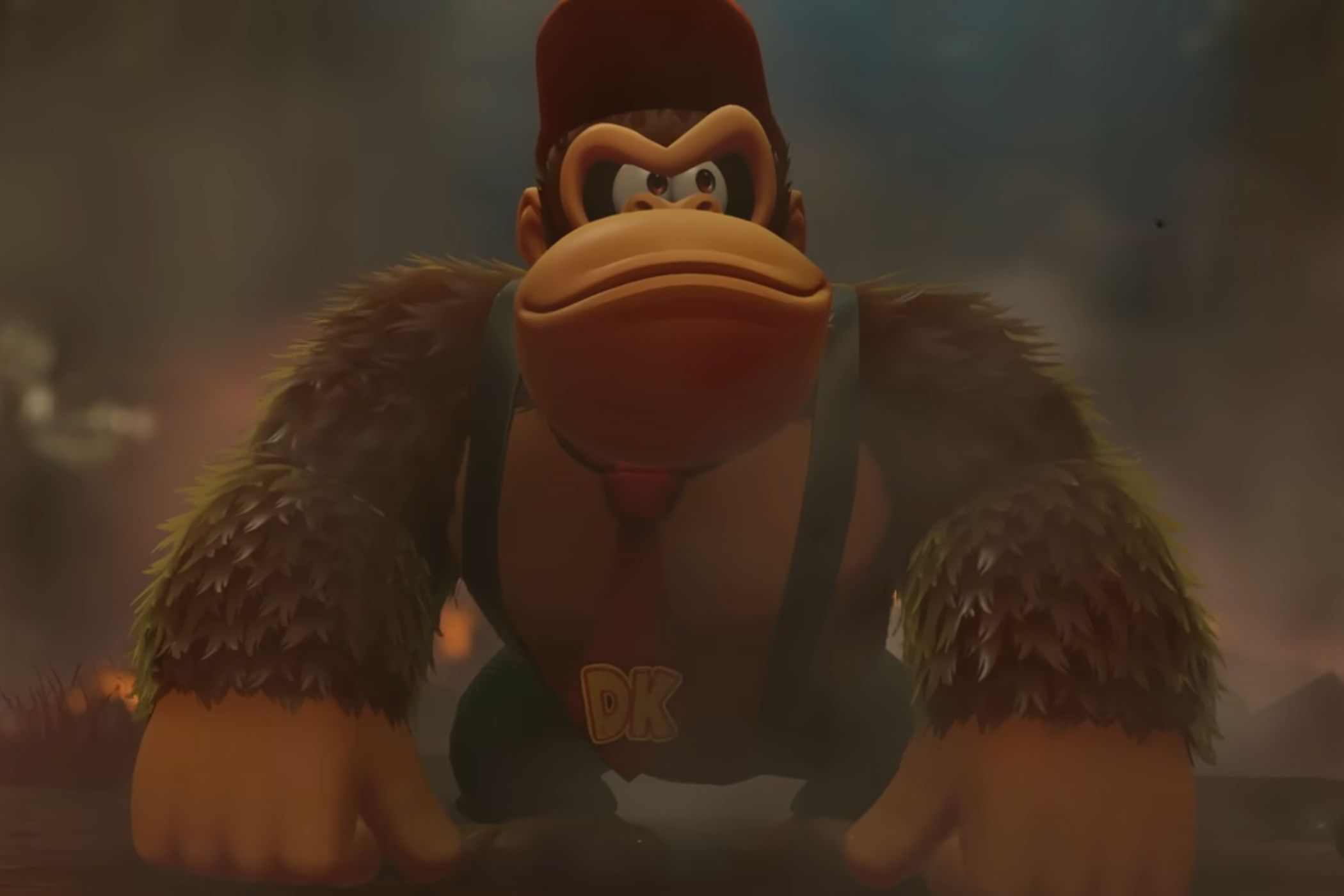 Nintendo Switch 2 DK broken through rocks