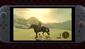 Nintendo Switch 2 playing Legend of Zelda Breath of the Wild