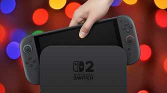 A Nintendo Switch 2 being removed from the dock