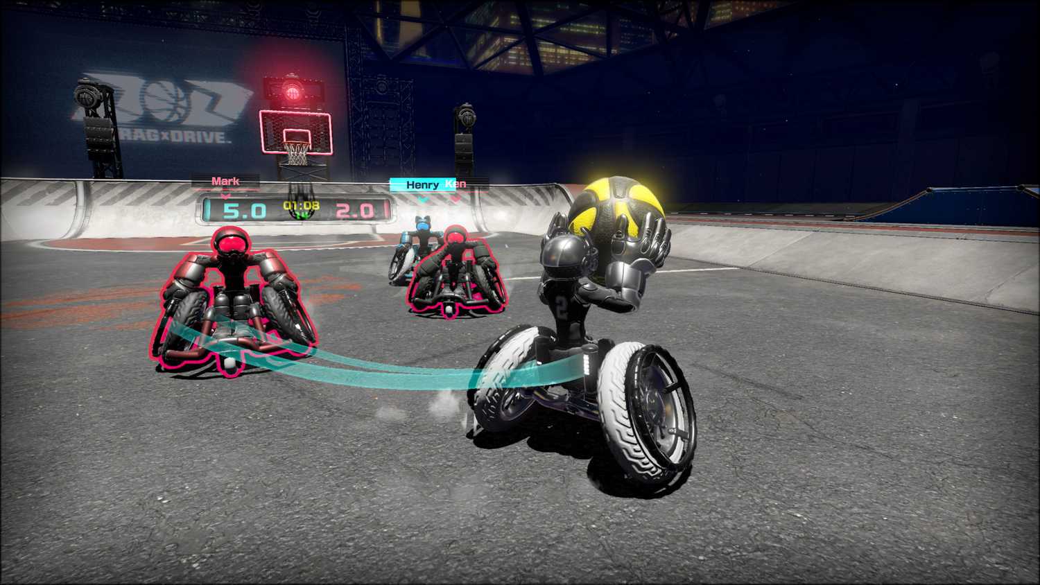 Screenshot of Drag and Drive on the Nintendo Switch 2