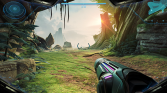 Screenshot of Metroid Prime 4 Beyond on the Nintendo Switch 2