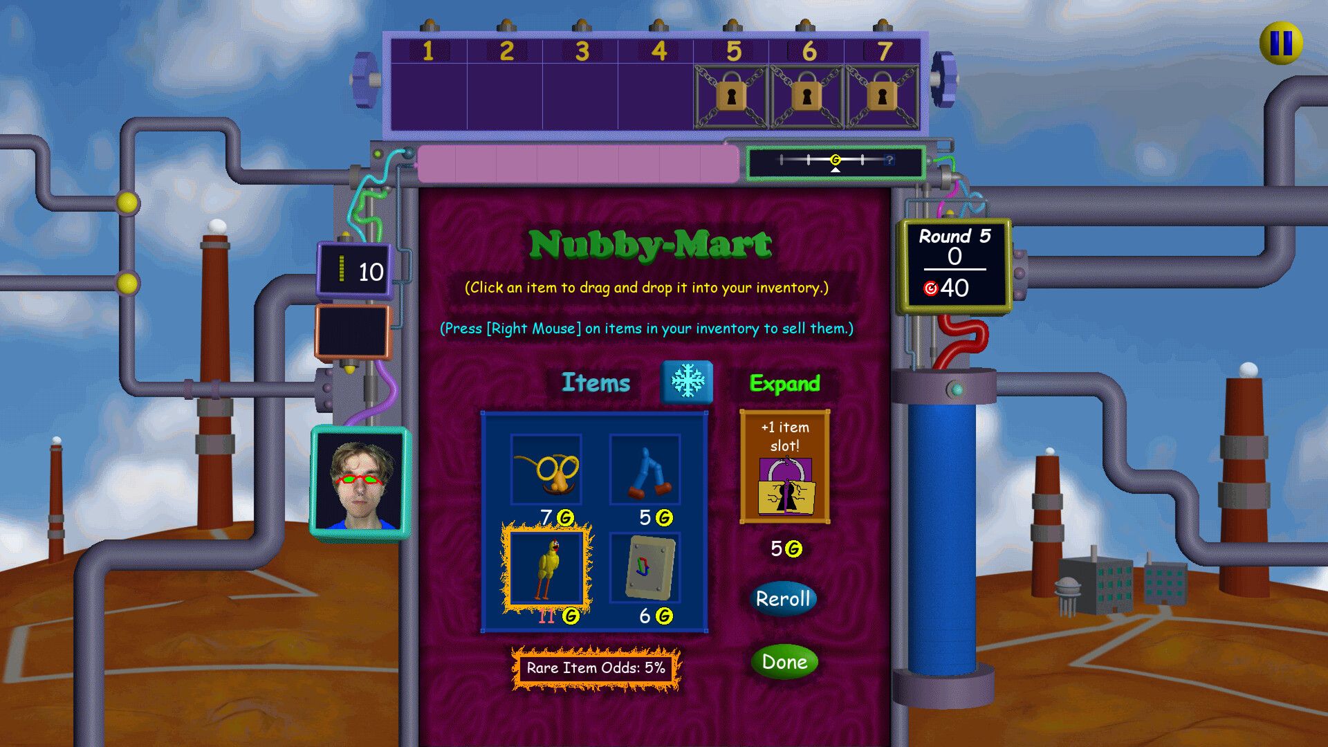 Nubby's Number Factory Nubby Market shop screen