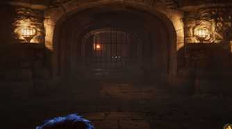 Oblivion Remastered player sneaking in dungeon