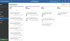 screenshot of openproject project management software