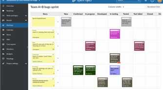 screenshot of openproject project management software