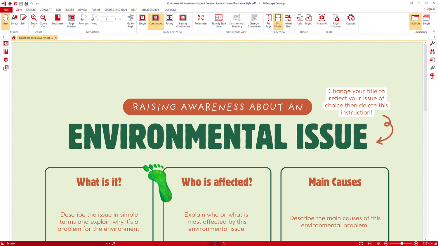PDFescape desktop app homepage