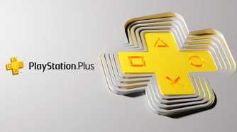 The PS Plus logo along with PlayStation.