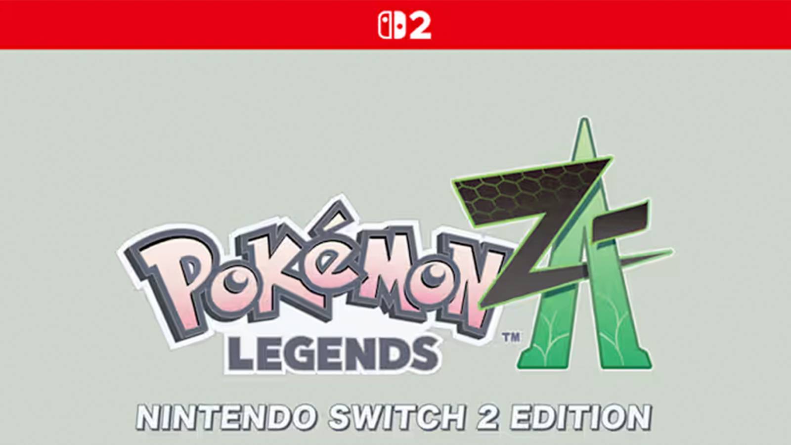 The cover art for Pokemon Legends Z-A Switch 2 Edition.