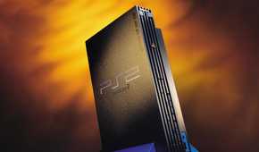 A shot of the PlayStation 2 console