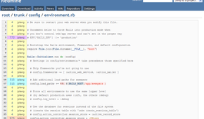 screenshot of redmine project management software