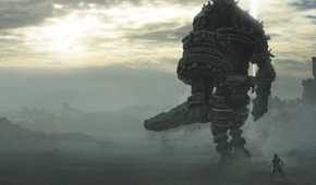 Wander and a Colossus in Shadow of the Colossus