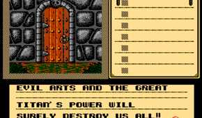 Before entering the castle in Shadowgate NES