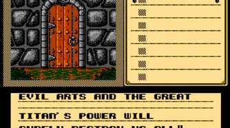 Before entering the castle in Shadowgate NES