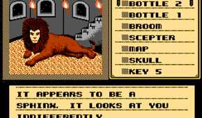 Solving the Sphinx's puzzle in Shadowgate NES