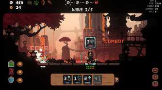 Shogun Showdown character performing a Combo Attack