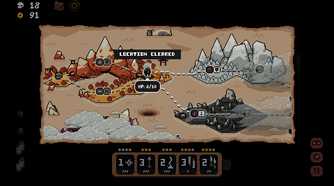 Shogun Showdown map selection screen
