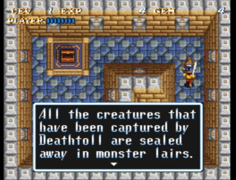 Rescuing a soul in Soul Blazer